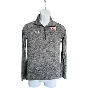 Womens Under Armour Texas Military Institute TMI 1/4 Dri-Fit Pullover - Sz XS